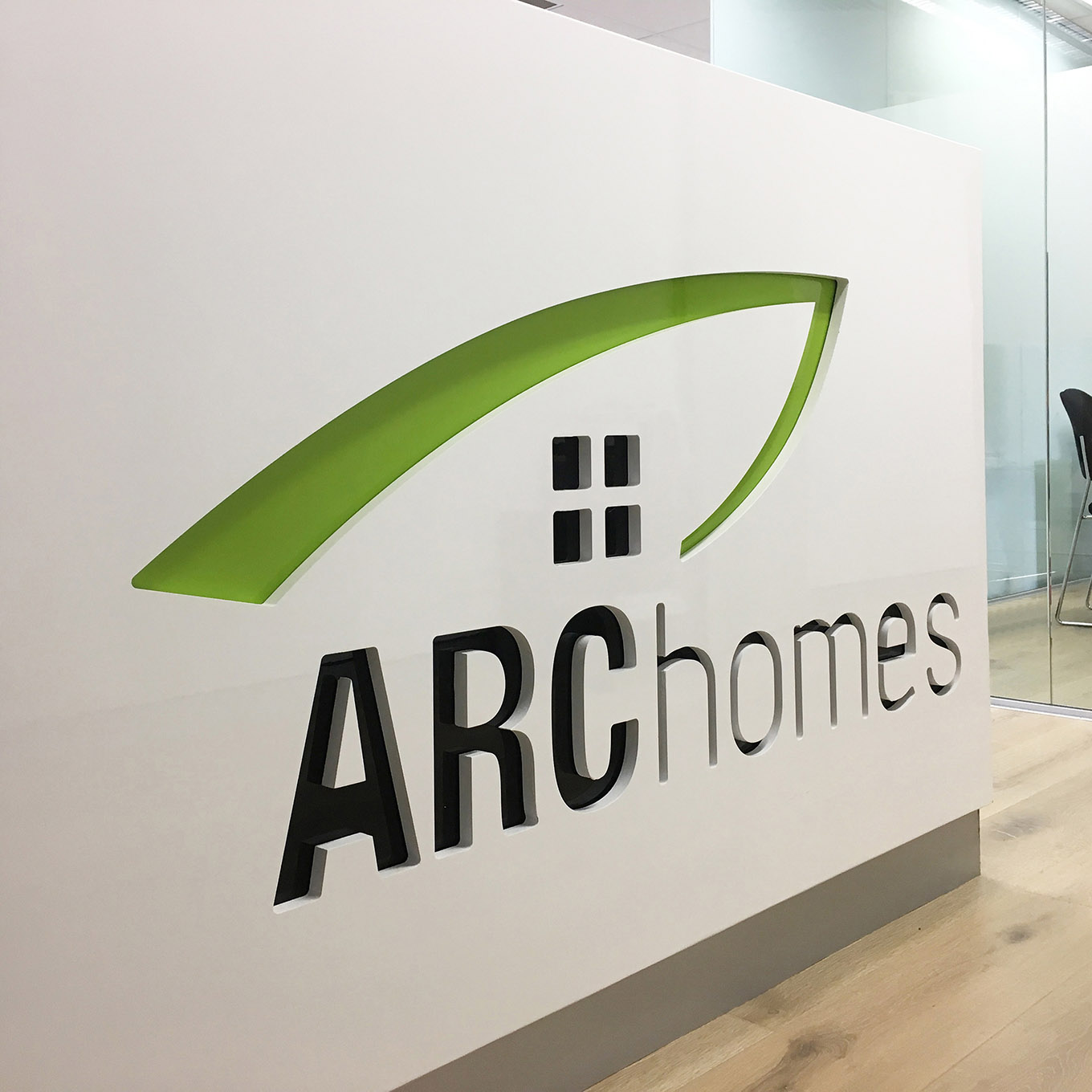 Building company ARChomes Australia logo by FOX DESIGN