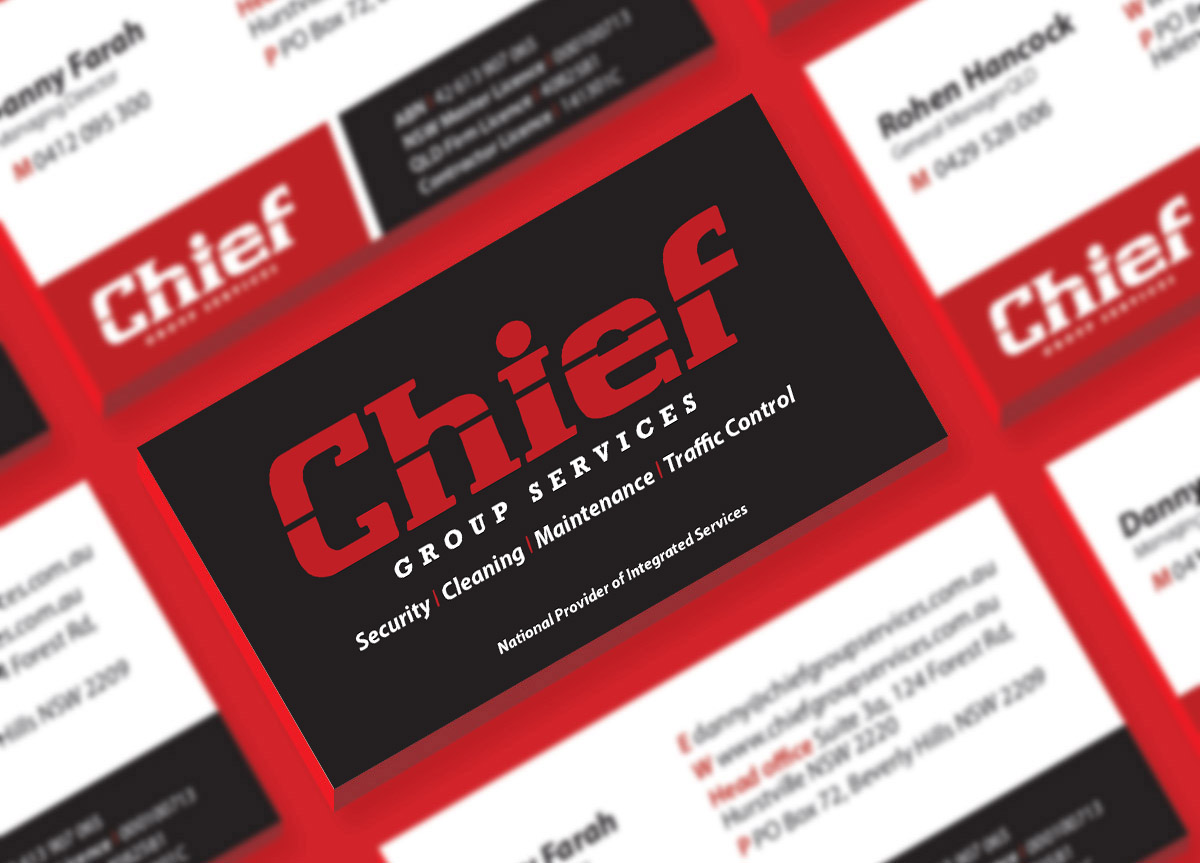 branding design for chief group services by FOX DESIGN