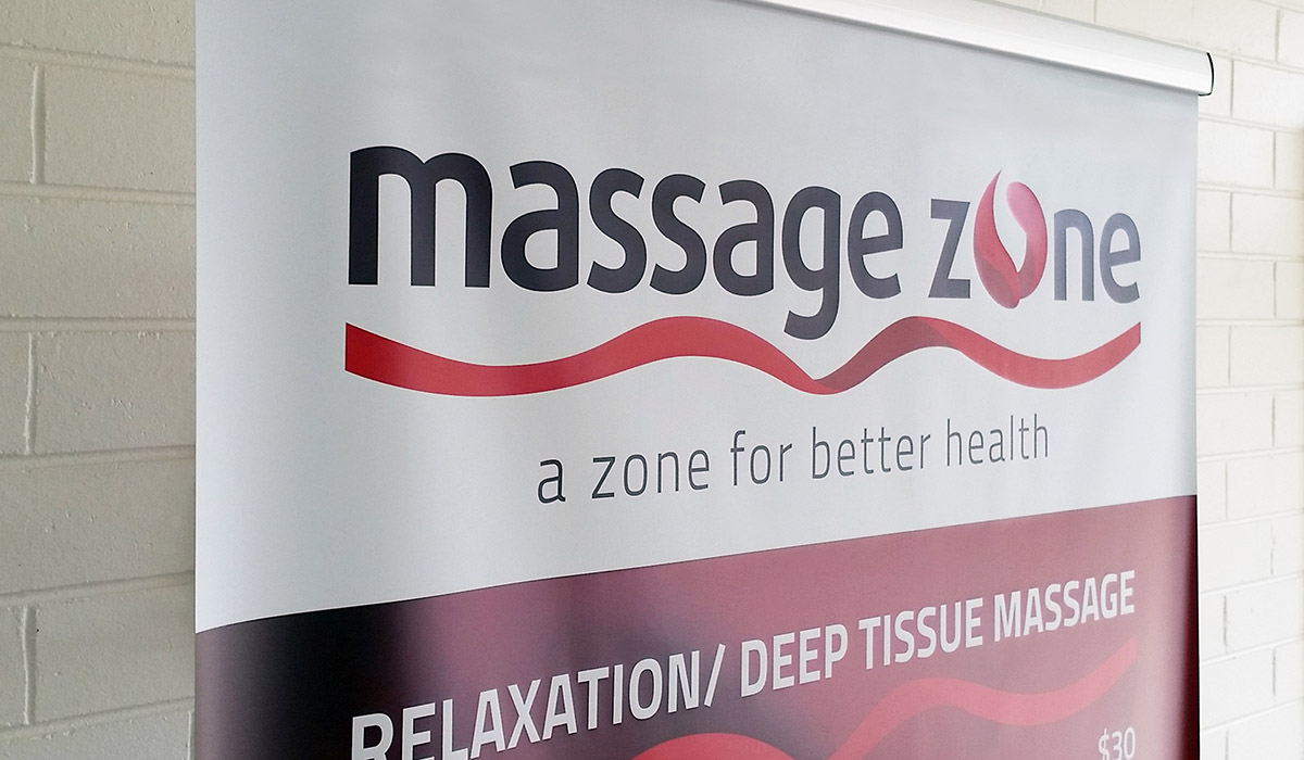 Massage business pull up banner design by FOX DESIGN  