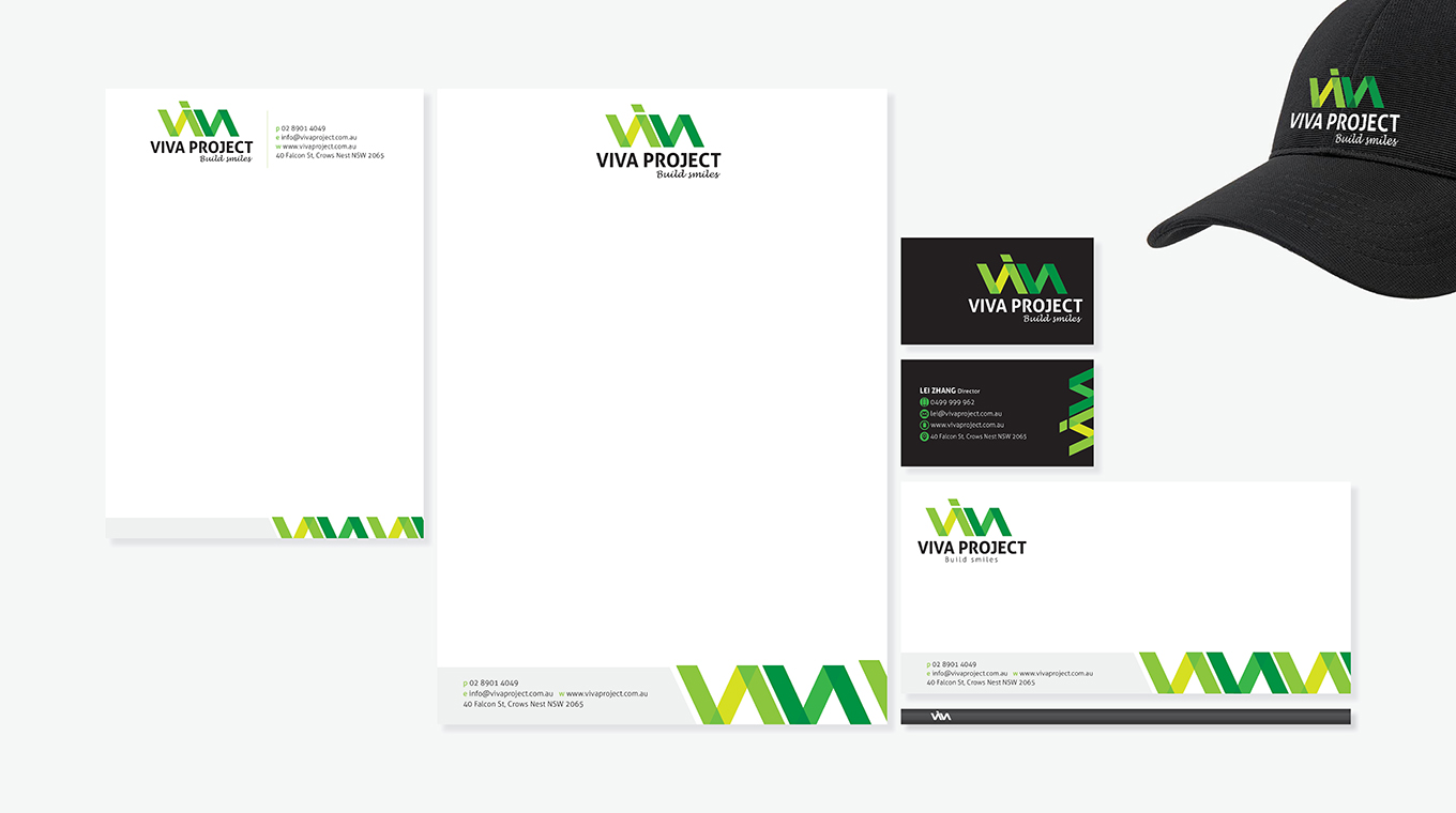 VIVA Project brand design by FOX DESIGN Sydney